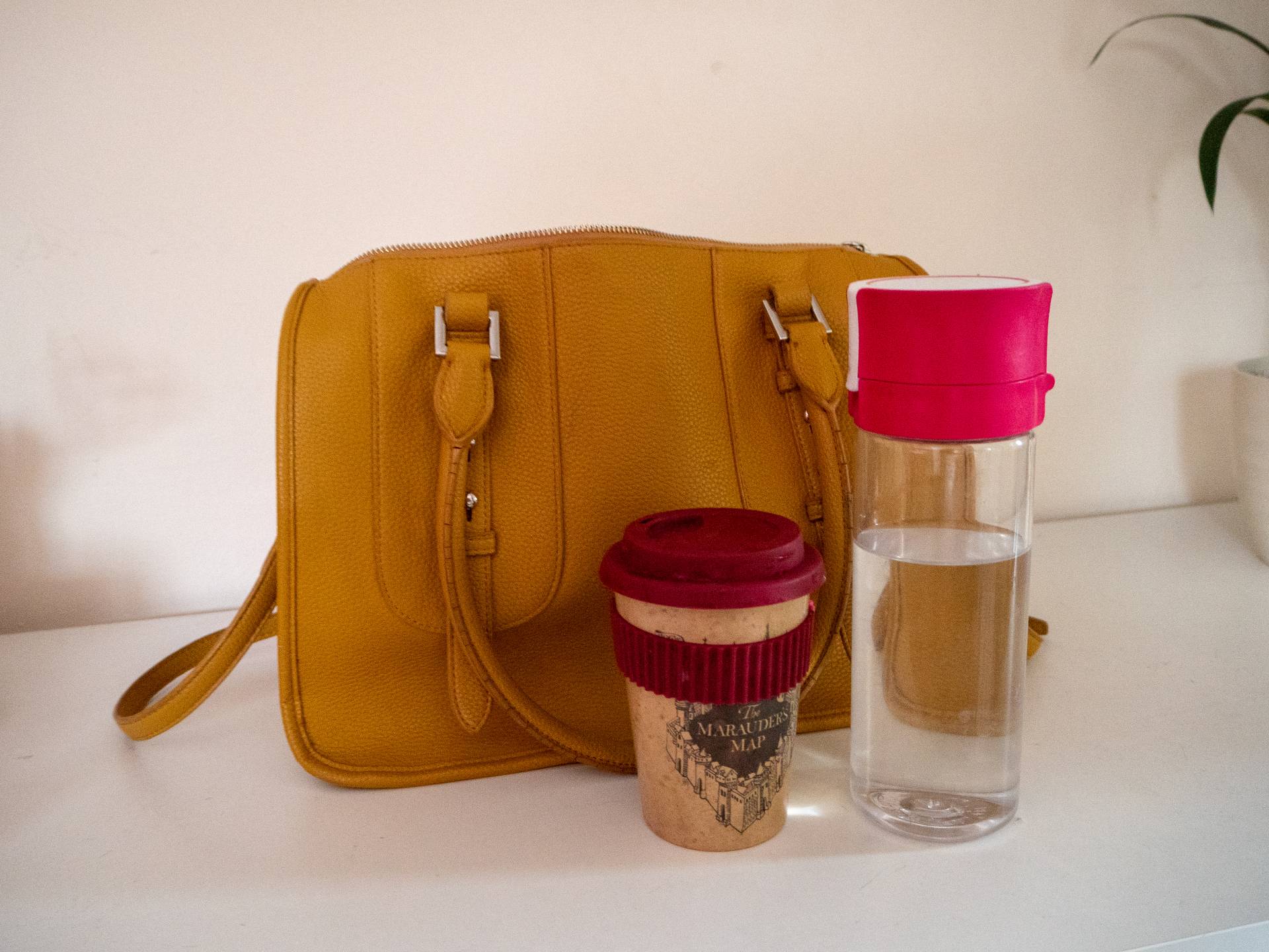 reusable coffee cup - Huskup, reusable water bottle - Brita Fill & Go