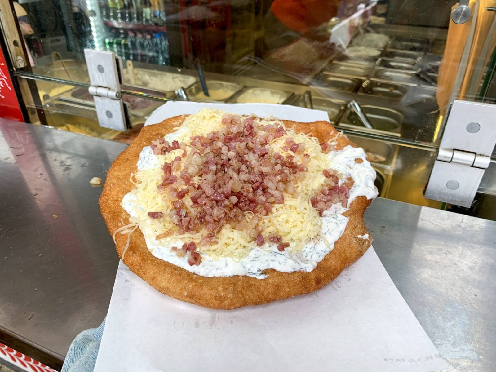 Lángos, Budapest
