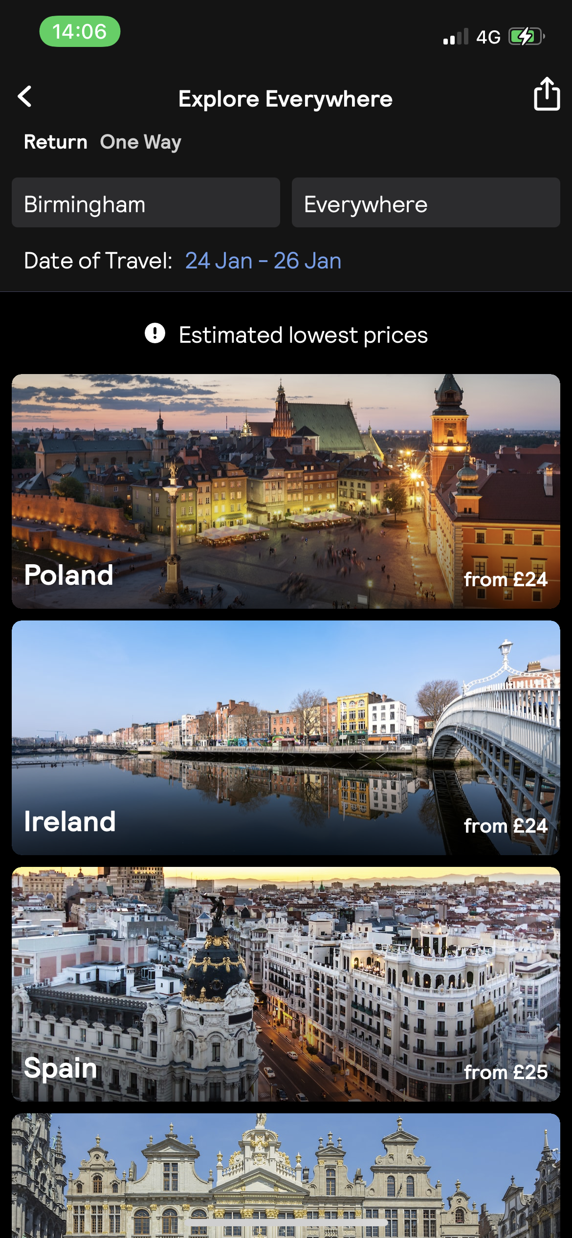 Cheap flights to Poland - SkyScanner