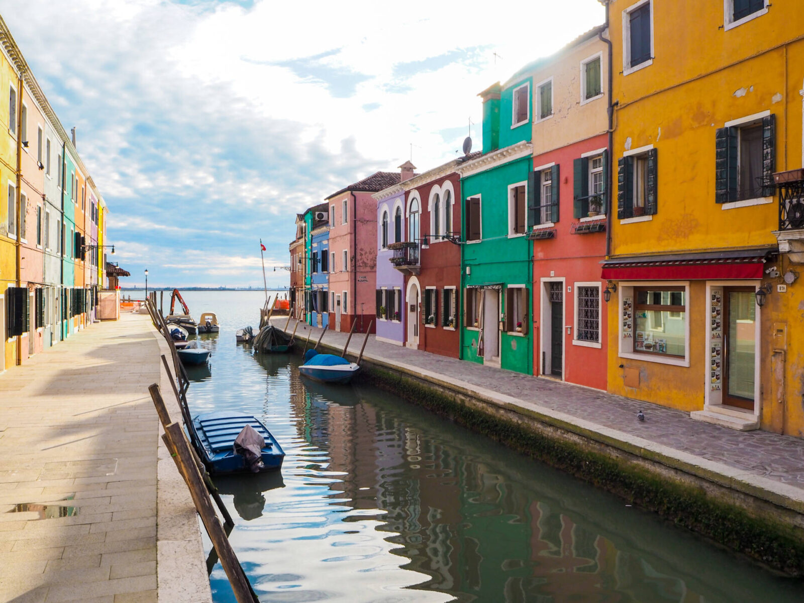 Colourful houses in Burano, Italy